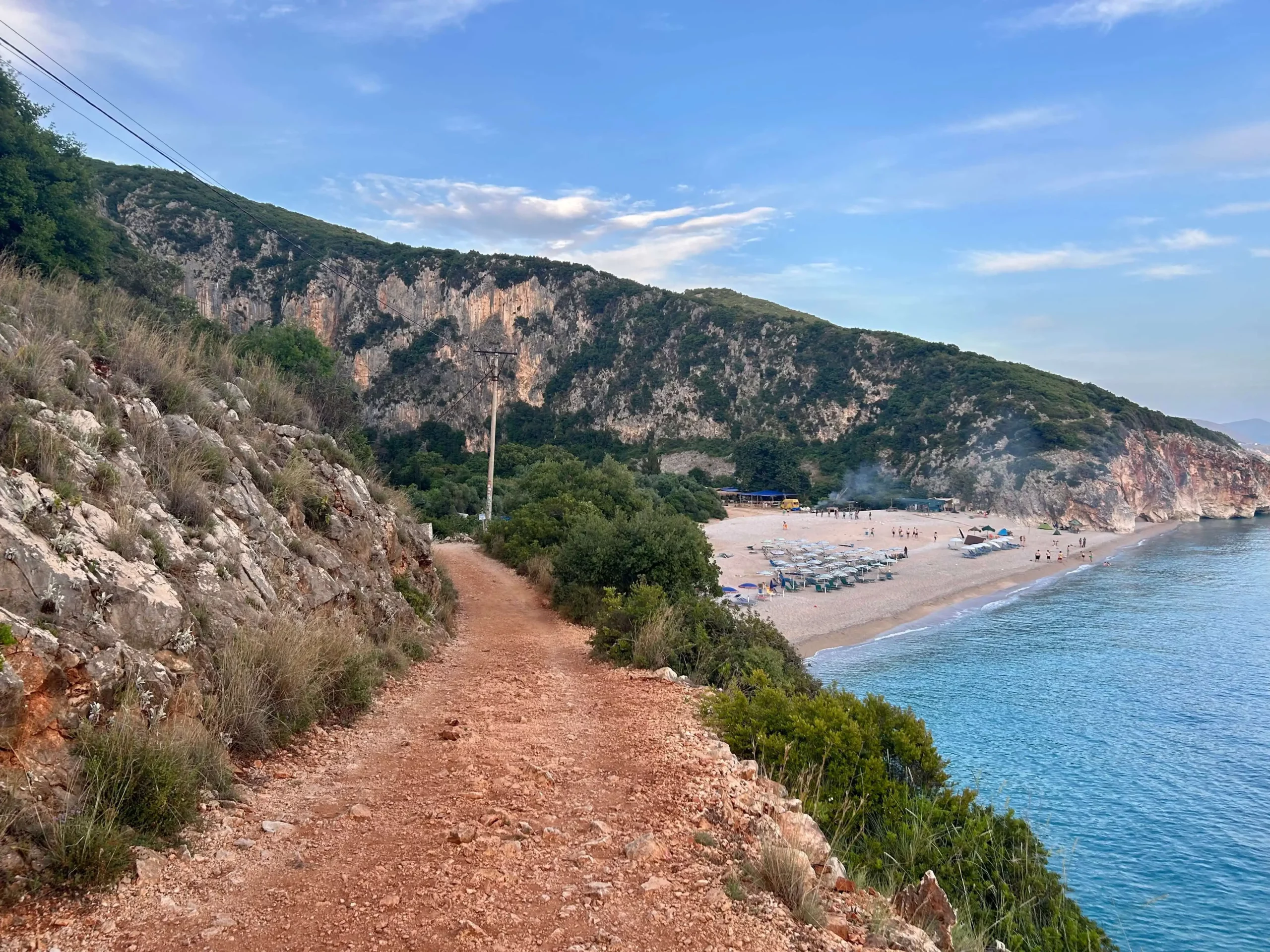 How to Reach Gjipe Beach with a 4×4 Camper